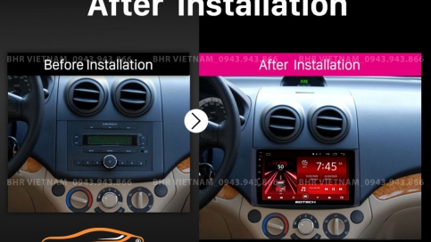 Màn hình DVD Android xe Chevrolet Aveo 2012 - 2020 | Gotech GT6 New